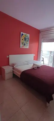 Cama o camas de una habitación en Apartament IMA