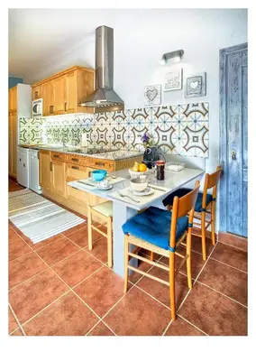Una cocina o zona de cocina en Can Pitu Ferriol