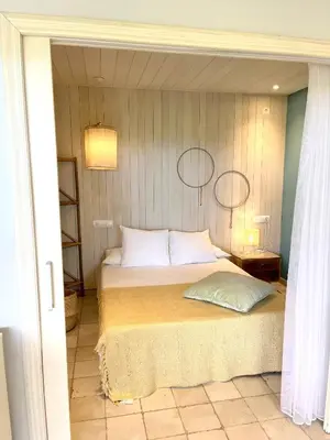 Cama o camas de una habitación en Can Pitu Ferriol