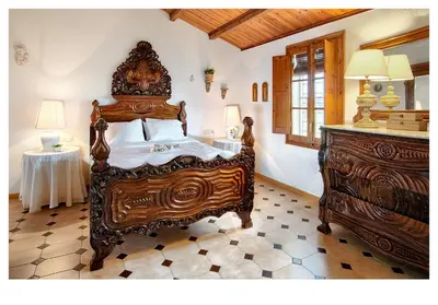 Cama o camas de una habitación en Can Pitu Ferriol
