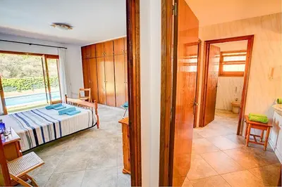 Cama o camas de una habitación en Villa Cadí . Ref. 620