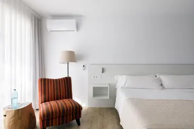 Cama o camas de una habitación en Hotel hcp