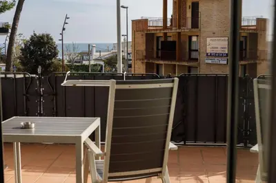Un balcón o terraza de Hotel hcp