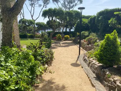 Jardín al aire libre en Apartamento con espectaculares vistas al Mediterráneo