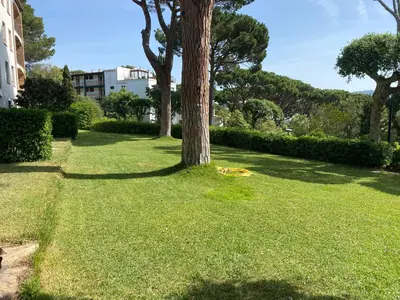 Jardín al aire libre en Apartamento con espectaculares vistas al Mediterráneo