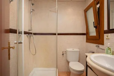 Un baño de Apartamento con espectaculares vistas al Mediterráneo