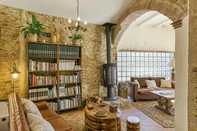 Zona de estar de Can Barrull-Costa Brava-Emporda