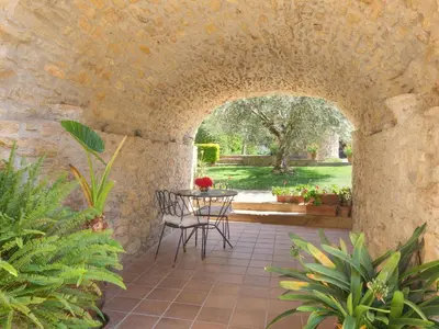 Jardín al aire libre en Can Barrull-Costa Brava-Emporda