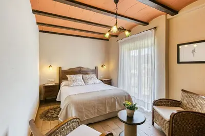 Cama o camas de una habitación en Can Barrull-Costa Brava-Emporda
