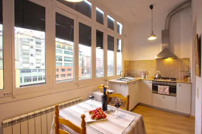 Una cocina o zona de cocina en Girona Riverside