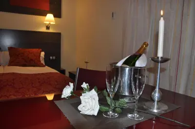 Cama o camas de una habitación en Casablanca Suites - Adults Only