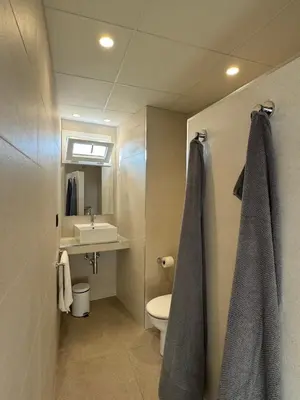Un baño de Hostal Santa Ana