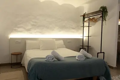 Cama o camas de una habitación en Old Side Girona Two