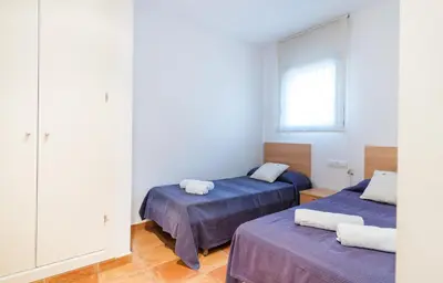 Cama o camas de una habitación en CANADELL BAIXOS 3º