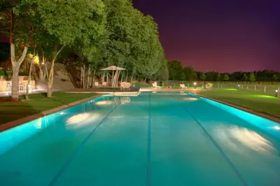Piscina en o cerca de Luxuriously restored farmhouse near Girona in the heart of Catalunya