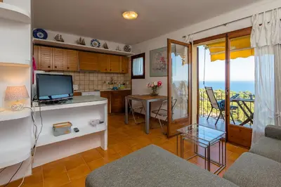 Una cocina o zona de cocina en R-7 CALELLA DE PALAFRUGELL, 2 Pax