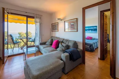 Zona de estar de R-7 CALELLA DE PALAFRUGELL, 2 Pax