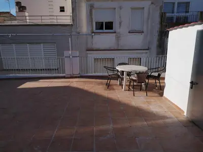 Un balcón o terraza de Fantástico Apartamento en el centro de Blanes y a 150mts de la Playa