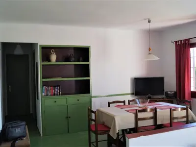 Una televisión o centro de entretenimiento en Torre isabel