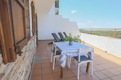 Un balcón o terraza de Caseta de Begur - céntrica y con vistas