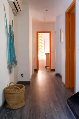 Zona de estar de Lets Holidays COZY HOUSE in the CENTER of TOWN