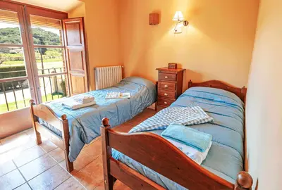 Cama o camas de una habitación en Mas dels Avis 
