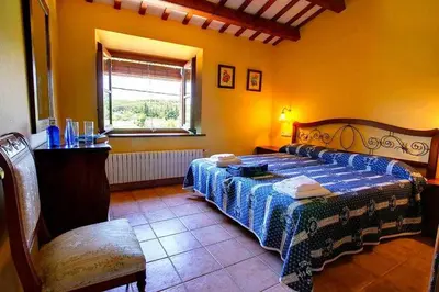 Cama o camas de una habitación en Mas dels Avis 