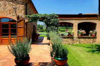 Jardín al aire libre en Mas dels Avis 