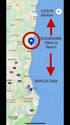 Plano de Espectacular apartamento cerca de Barcelona con free wifi