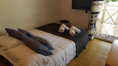 Cama o camas de una habitación en VILLAS COSETTE - Apartamento Happolon