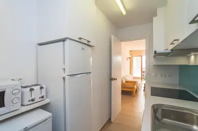Una cocina o zona de cocina en M-1 CALELLA DE PALAFRUGELL 4 PAX