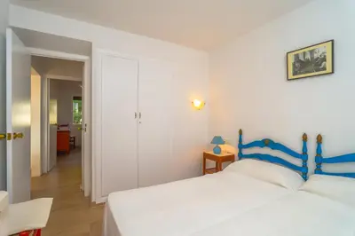 Cama o camas de una habitación en M-1 CALELLA DE PALAFRUGELL 4 PAX