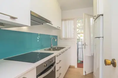 Una cocina o zona de cocina en M-1 CALELLA DE PALAFRUGELL 4 PAX