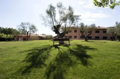 Jardín al aire libre en Casa Santa Elena