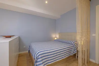 Cama o camas de una habitación en AO-4 CALELLA DE PALAFRUGELL 2 PAX