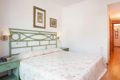 Cama o camas de una habitación en Lets Holidays Excellent apartment next beach 6