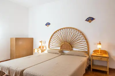 Cama o camas de una habitación en Ca l'Estany Clos