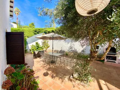 Jardín al aire libre en Villa Cinquella