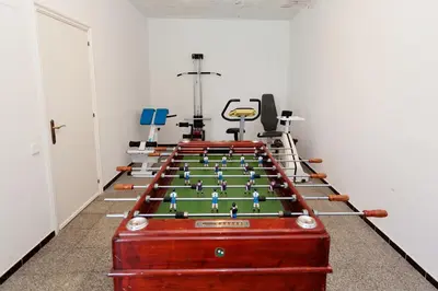 Sala de juegos en Villa Maricel