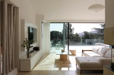 Zona de estar de Exclusiva Villa La Dolça en Calonge