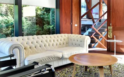 Zona de estar de Villa Begur Hideaway con piscina privada