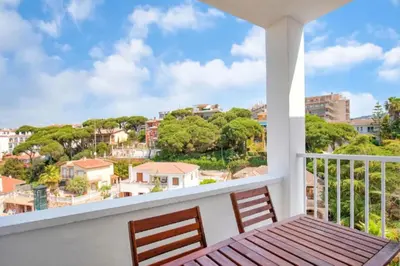 Un balcón o terraza de One Bedroom Flat in Fenals Lloret de Mar for 4 People