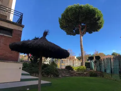 Jardín al aire libre en One Bedroom Flat in Fenals Lloret de Mar for 4 People