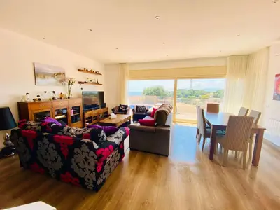 Zona de estar de Luxury villa Investingspain with sea views, pool and jacuzzi