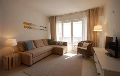 Zona de estar de Lets Holidays COZY APARTMENT NEAR BEACH TOSSA