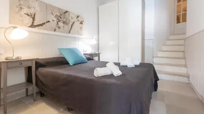 Cama o camas de una habitación en Aigua Dolça 3