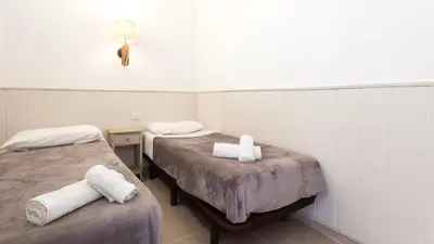 Cama o camas de una habitación en Aigua Dolça 3