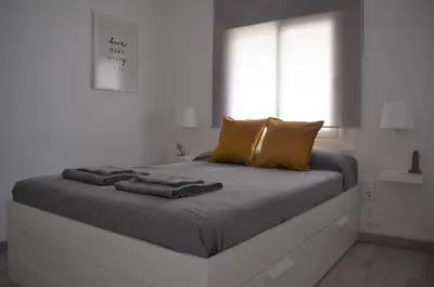 Cama o camas de una habitación en La Pineda