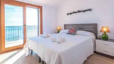 Cama o camas de una habitación en Voramar B