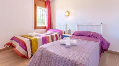 Cama o camas de una habitación en Voramar E